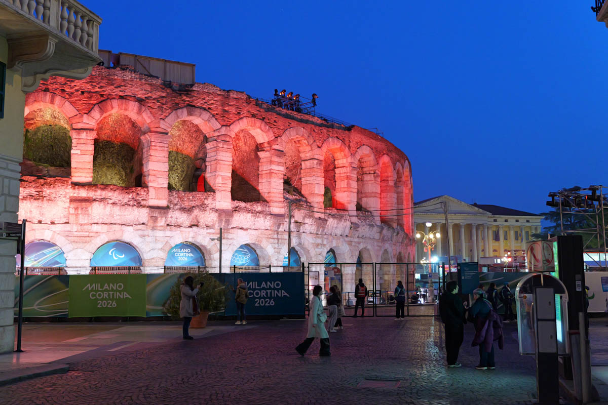 L'Arena di Verona pronta per la cerimonia di apertura delle Paralimpiadi 2026