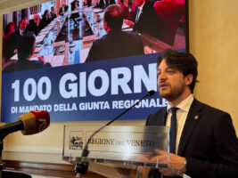 Alberto Stefani - Presidente della Regione del Veneto 100 giorni mandato cento