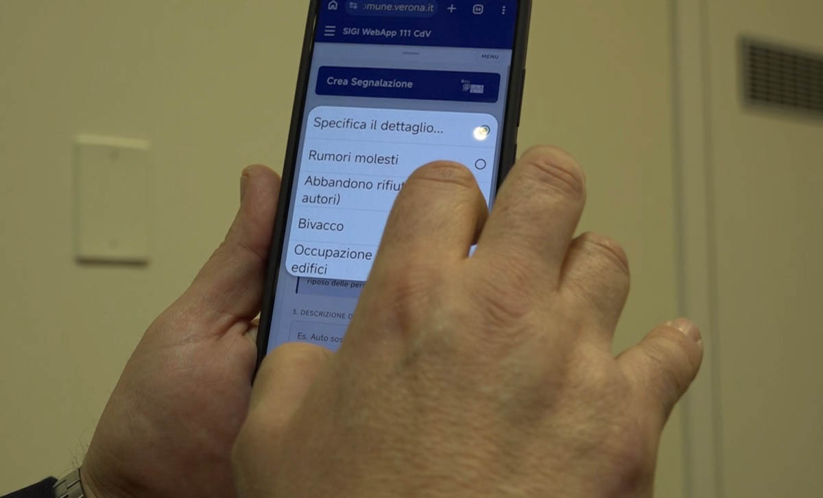 App controllo di vicinato Verona