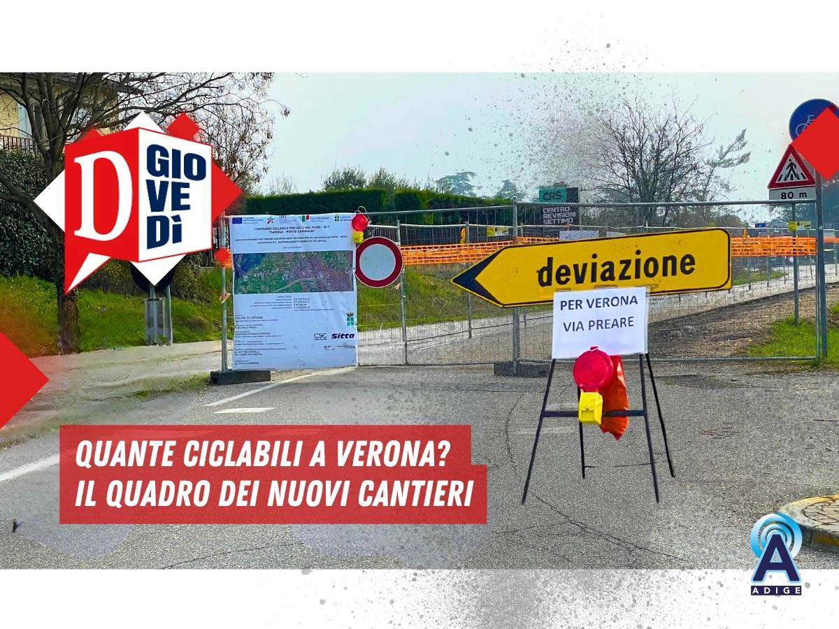 Copertina TEMA ciclabili a Verona - D GIOVEDì - 2