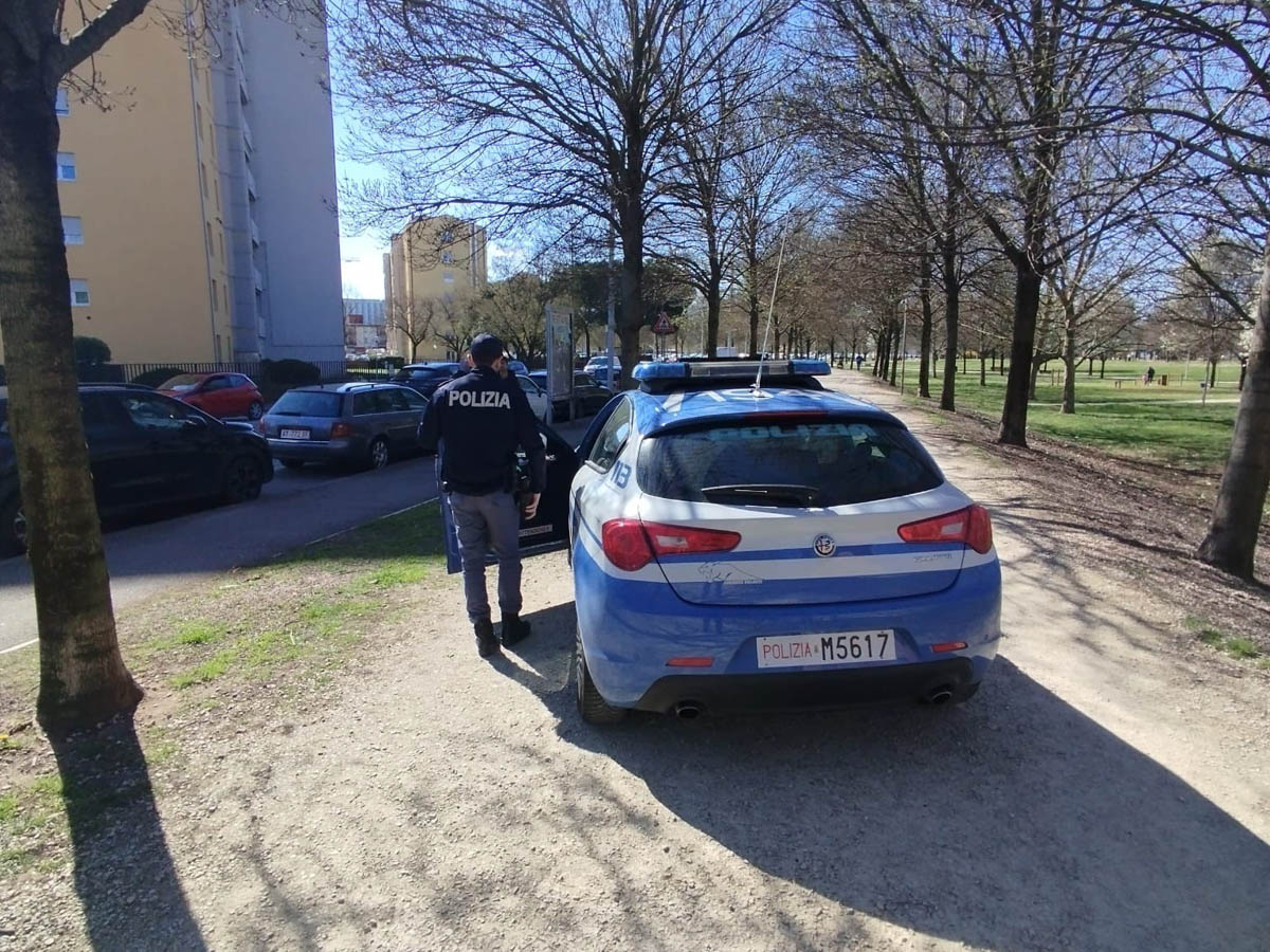 Auto della Polizia a Verona