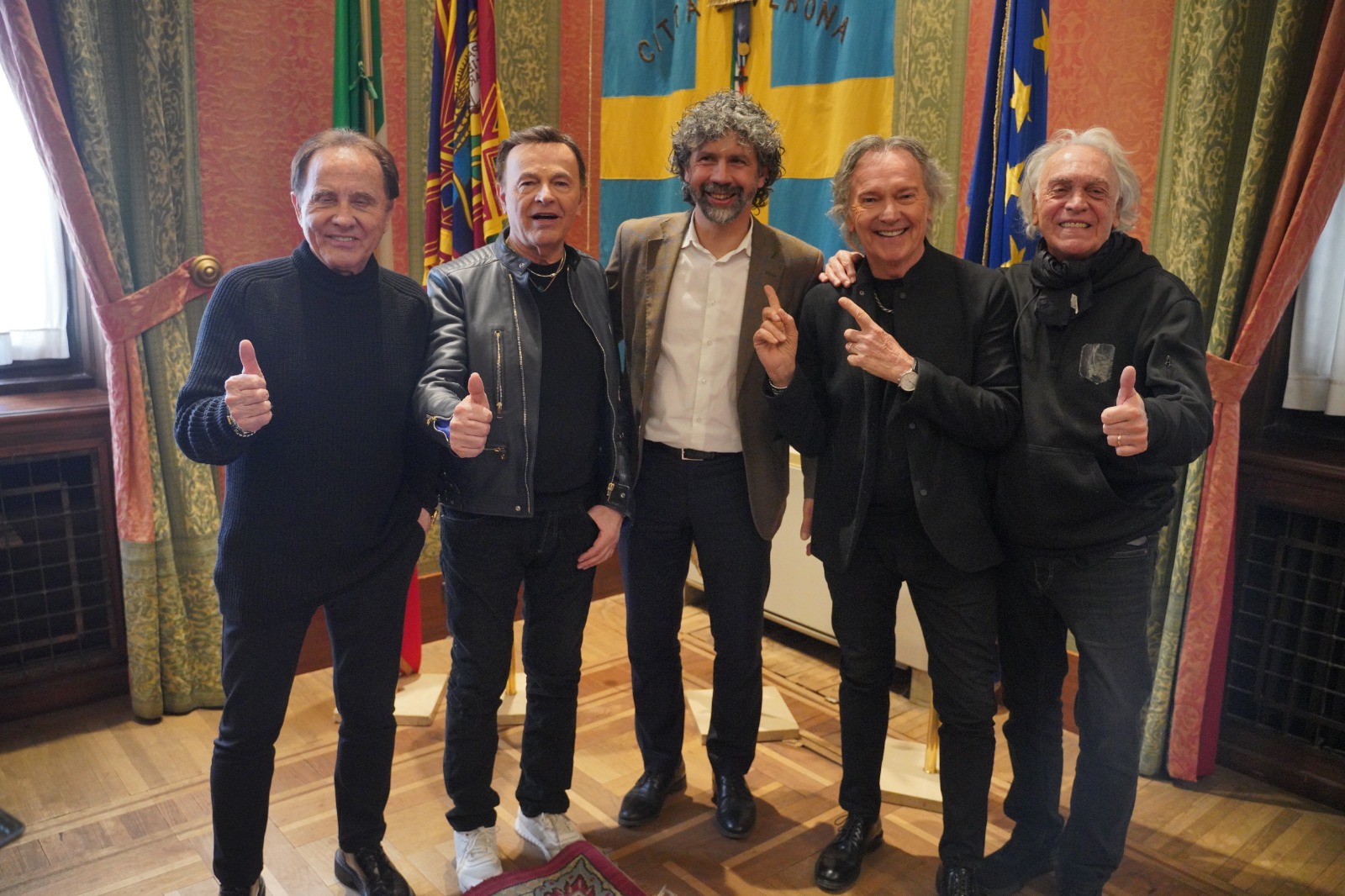 Pooh Arena Verona con Damiano Tommasi sindaco