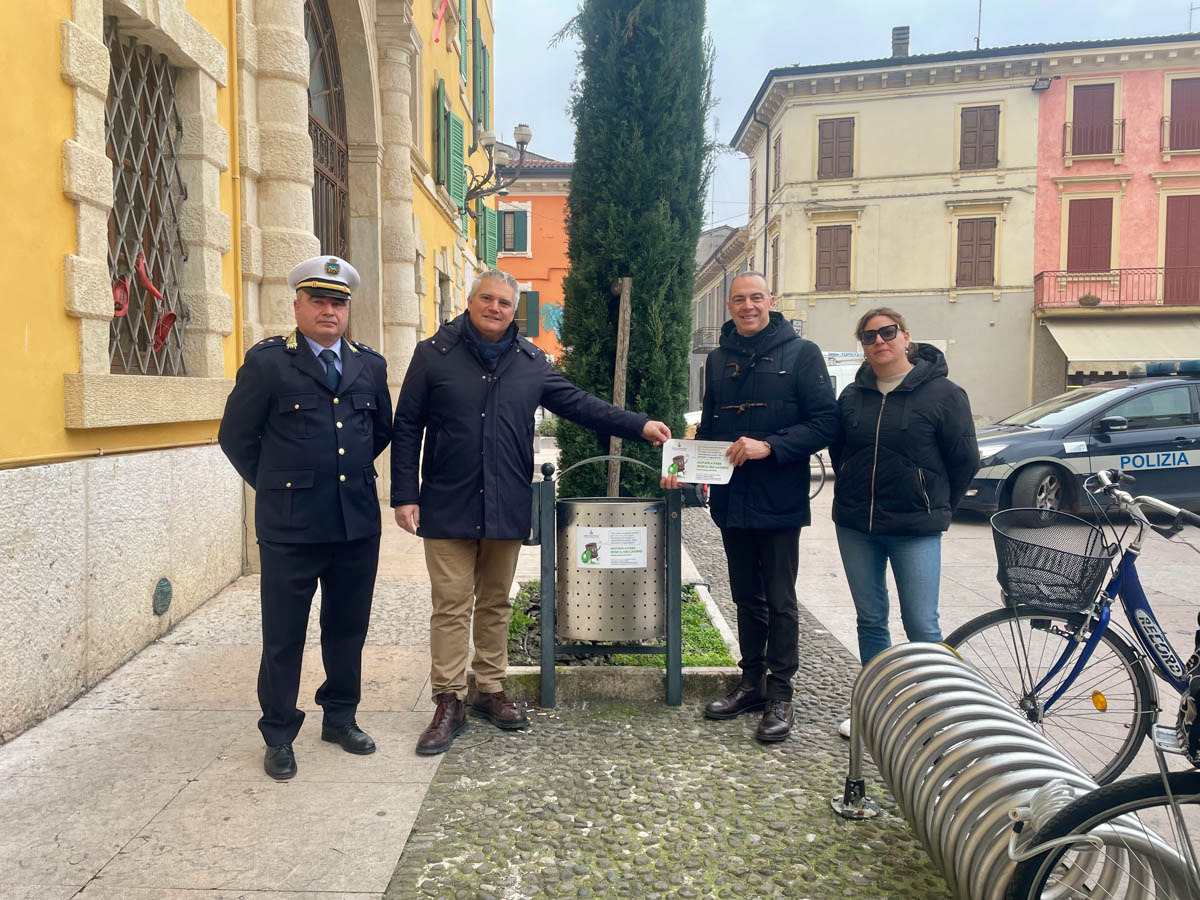 Valeggio sul Mincio cestini pubblici