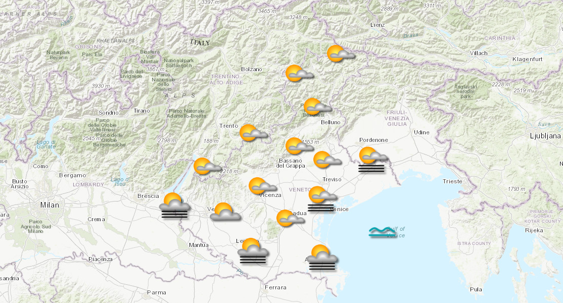 meteo verona veneto 13.03.2026
