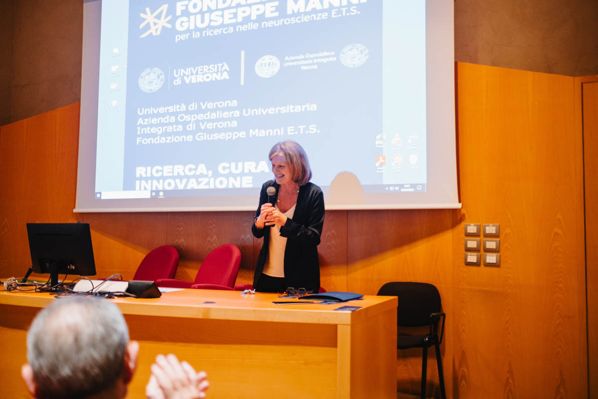 La rettrice dell'Università di Verona Chiara Leardini