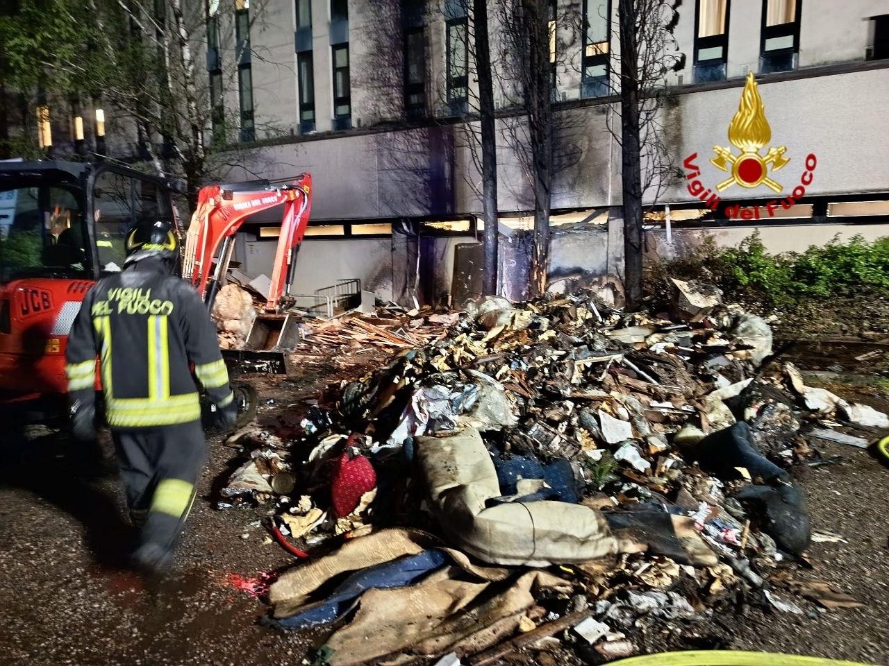 Incendio Hotel Maxim (Verona) - 31 marzo 2026