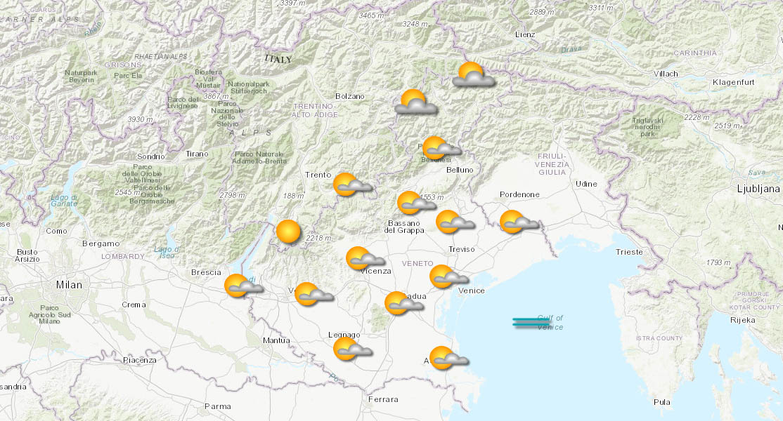 meteo veneto 04-04-2026